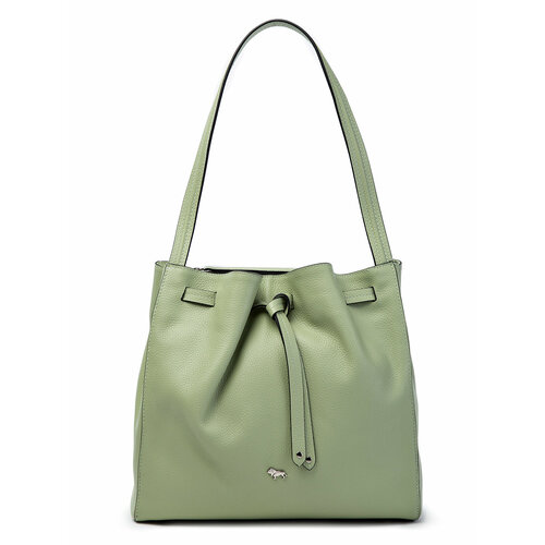 женская кожаные сумка labbra, зеленая