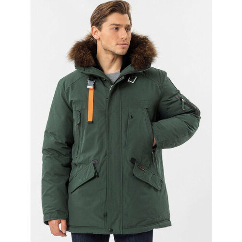 мужская утепленные куртка nortfolk, зеленая