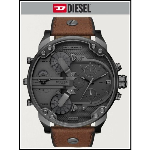 мужские часы diesel, коричневые