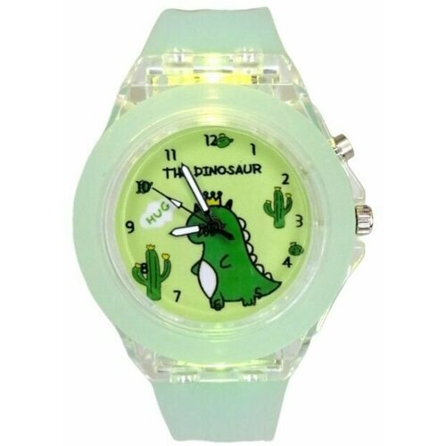 часы нет бренда для девочки, зеленые