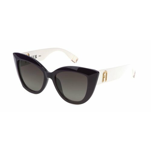 женские солнцезащитные очки furla, белые