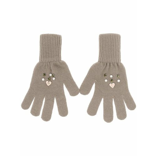 перчатки mialt для девочки, бежевые