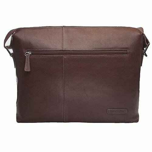 мужская кожаные сумка hidesign, коричневая