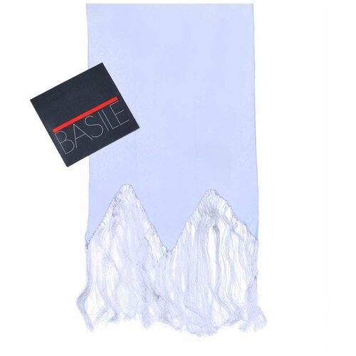 женский шелковые шарф basile, голубой