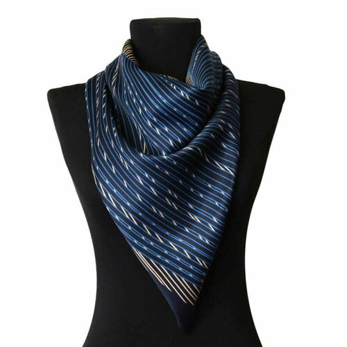 женский платок roby foulards, синий