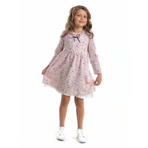 платье mini maxi для девочки, розовое