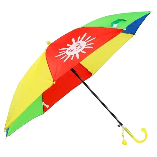 зонт-трости funny toys для девочки, зеленый