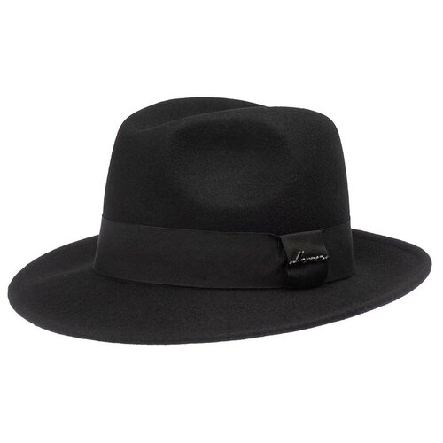 женская шляпа herman, черная