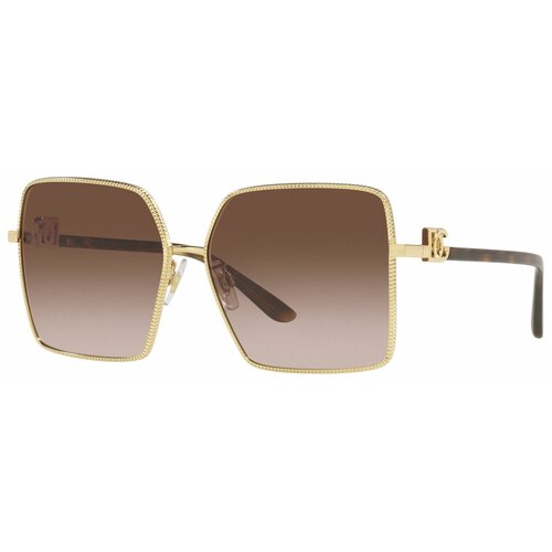 женские солнцезащитные очки dolce & gabbana, золотые
