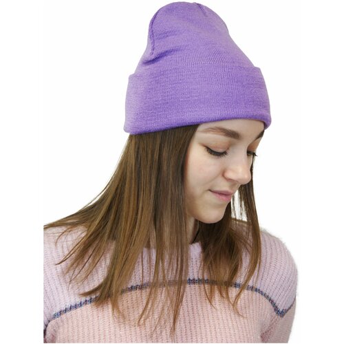 женская шерстяные шапка zhaki, фиолетовая