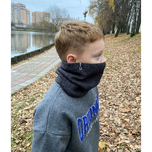 шарф zetta для мальчика, серый