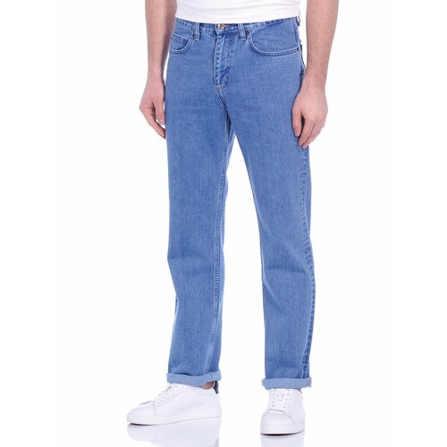 мужские джинсы с высокой посадкой dairos, голубые