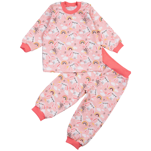 пижама совенок дона для девочки, розовая