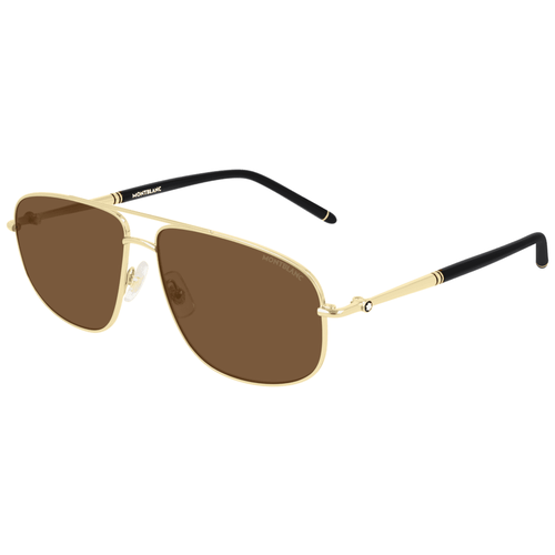 мужские солнцезащитные очки montblanc, золотые