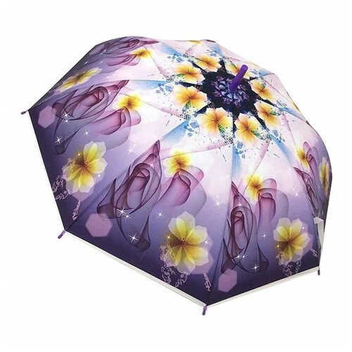 зонт мультидом, фиолетовый