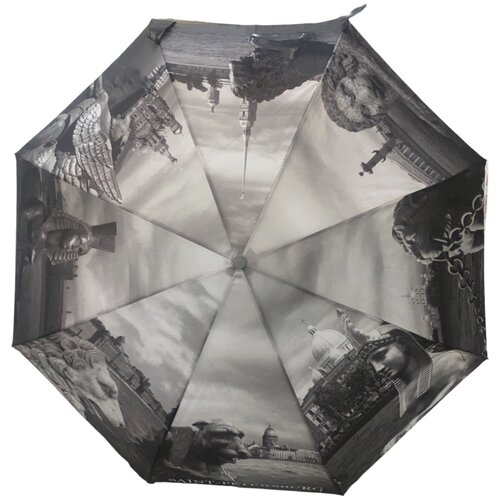 мужской складные зонт петербургские зонтики, серый