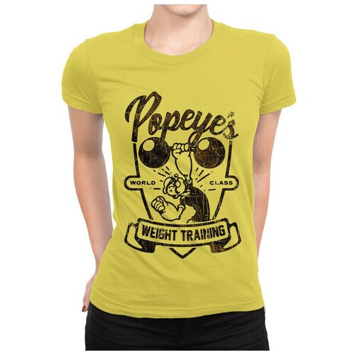 женская футболка dream shirts, желтая