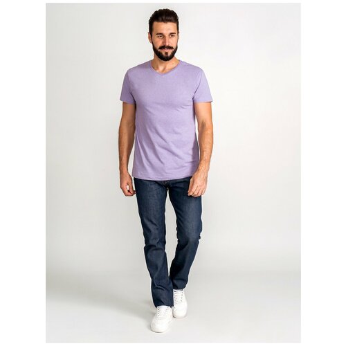 мужская футболка с коротким рукавом greg, фиолетовая