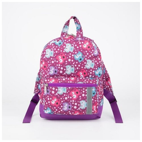 рюкзак для обуви rusexpress для девочки, фиолетовый