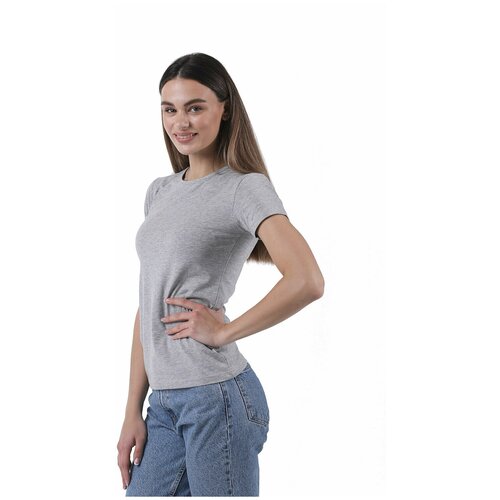 женская футболка с коротким рукавом sergio dallini, серая