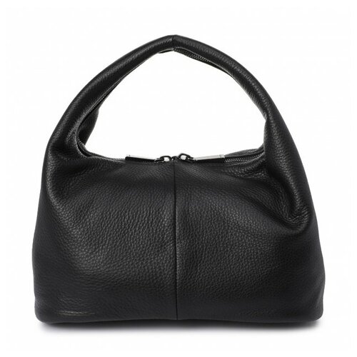 женская кожаные сумка calzetti, черная