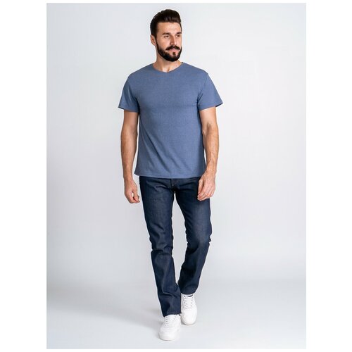 мужская футболка с коротким рукавом greg, синяя