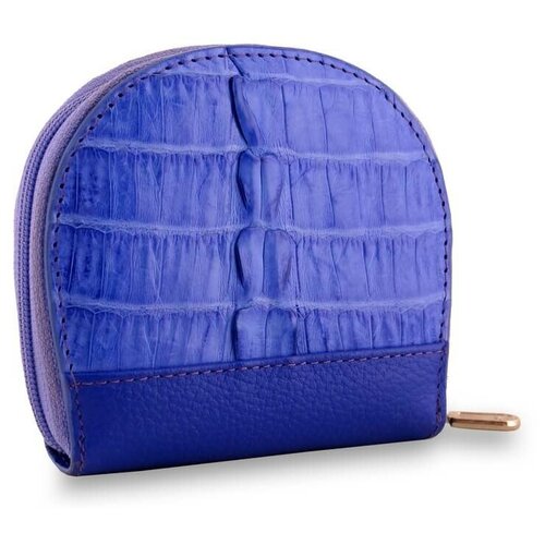 женский кошелёк exotic leather, голубой