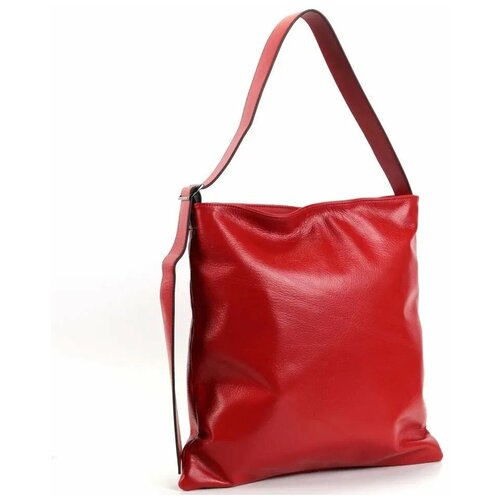 женская кожаные сумка cidirro, красная