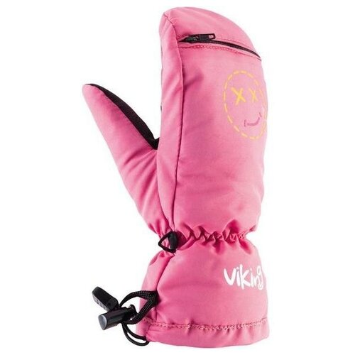 перчатки viking для девочки, розовые