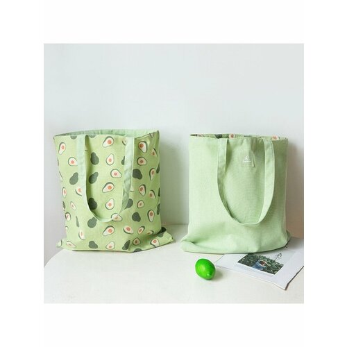 женская сумка-шоперы plush story, зеленая