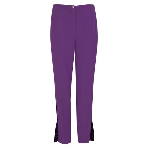 женские брюки mila bezgerts, фиолетовые