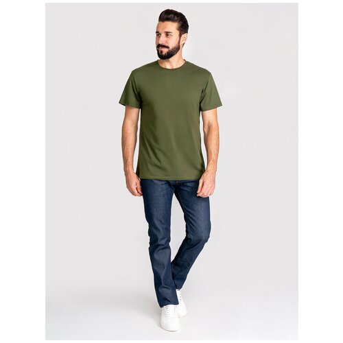 мужская футболка с коротким рукавом greg, зеленая