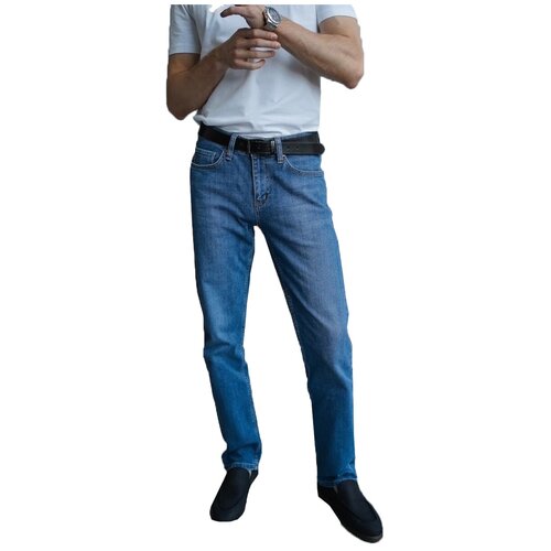 мужские джинсы скинни dairos, голубые