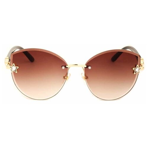 женские солнцезащитные очки keluona, коричневые