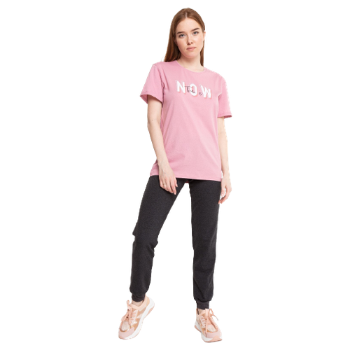женская футболка с рисунком ohana market, розовая