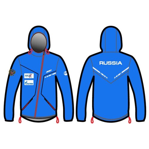 мужская спортивные куртка kv+, синяя