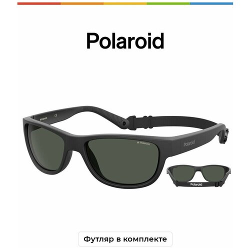 мужские авиаторы солнцезащитные очки polaroid, черные