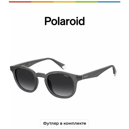 мужские авиаторы солнцезащитные очки polaroid, серые