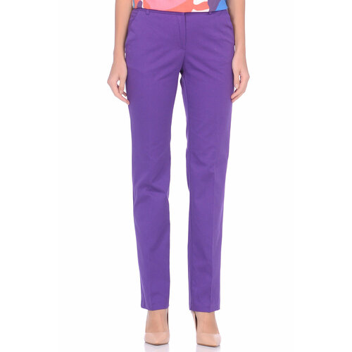 женские классические брюки baon, фиолетовые