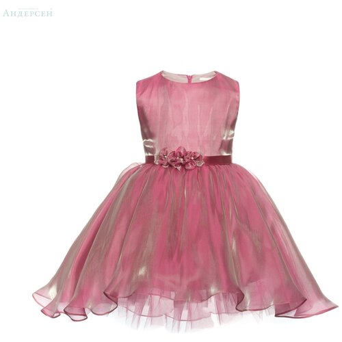 платье без рукавов андерсен для девочки, розовое