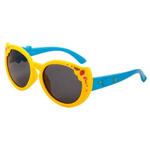 авиаторы солнцезащитные очки keluona для девочки, желтые