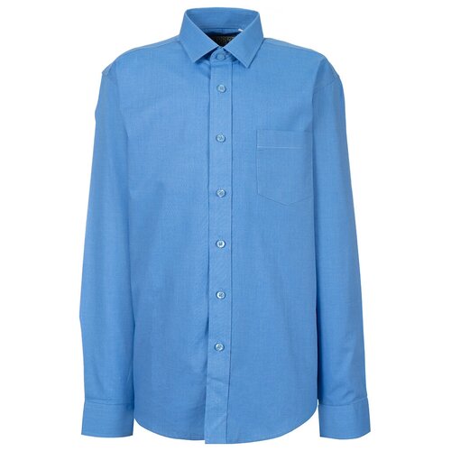 рубашка с длинным рукавом tsarevich для мальчика, синяя
