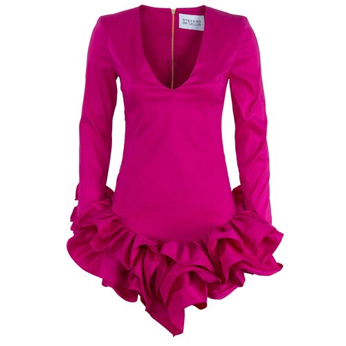 женское платье мини stefano de lellis, розовое