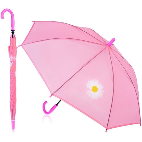 зонт-трости oubaoloon для девочки, розовый