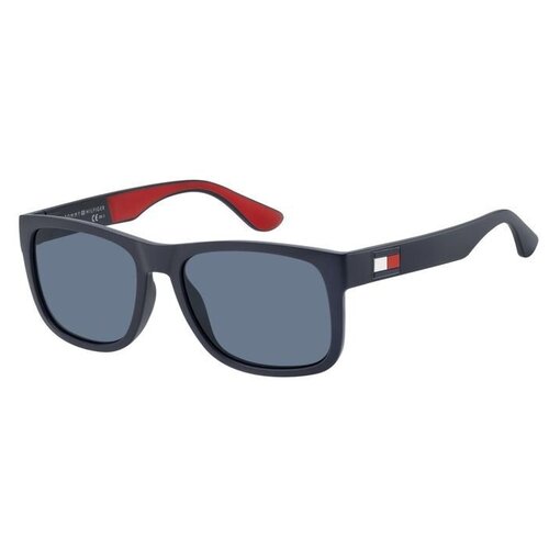 мужские авиаторы солнцезащитные очки tommy hilfiger, красные