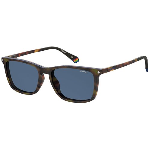 мужские авиаторы солнцезащитные очки polaroid, разноцветные