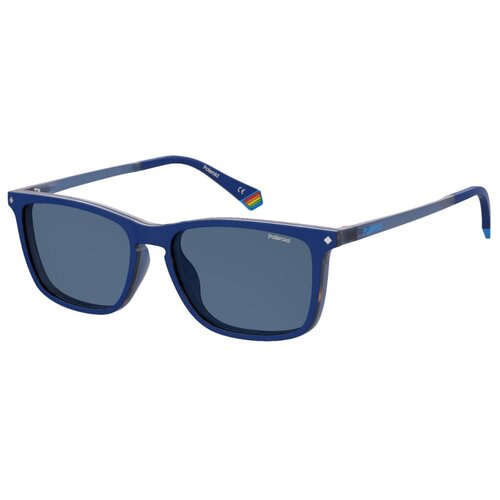мужские авиаторы солнцезащитные очки polaroid, синие