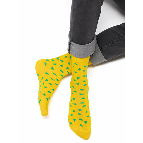 мужские носки omsa, желтые