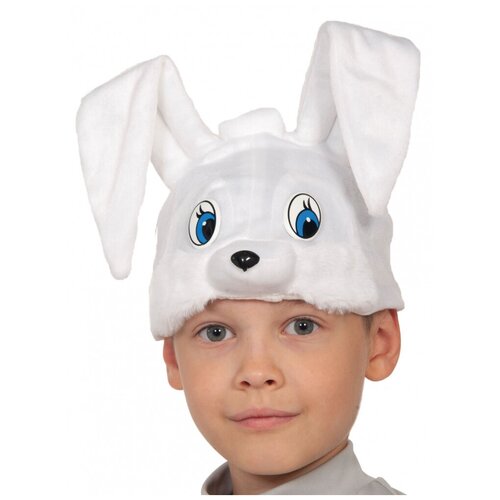 шапка карнавалофф для мальчика, белая