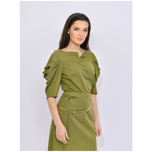 женская блузка nachalo, зеленая